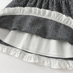 Dave&Bella Girls Autumn Navy Blue Noble Princess Toddler Dress