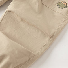 Dave&Bella Boys Autumn Leisure Cotton Khaki Pants