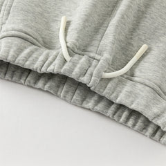 Dave&Bella Toddler Boys Autumn Outdoor Grey Sports Drawstring Pants