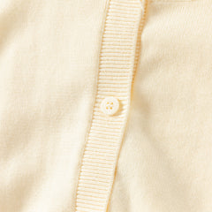 Dave&Bella Girls Autumn Vivid Cotton Yellowr Long-sleeved Cardigan Coats