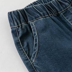 Dave&Bella Toddler Girls Autumn Denim Blue Jeans Pants