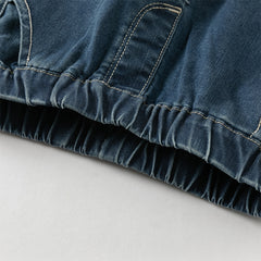 Dave&Bella Toddler Girls Autumn Denim Blue Jeans Pants