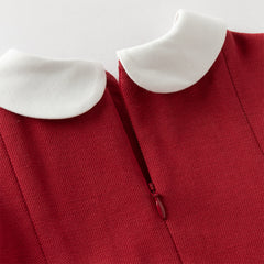 Dave&Bella Toddler Girls Autumn Red A-line Princess Dress