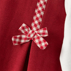 Dave&Bella Toddler Girls Autumn Red A-line Princess Dress
