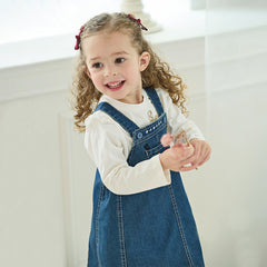 Dave&Bella Girls Autumn Cotton White Classic T-shirts Top