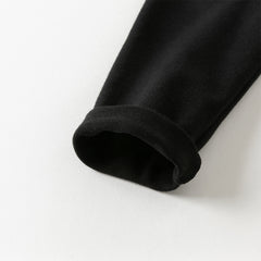 Dave&Bella Toddler Girls Autumn Black Slim Fit Stretch Leggings Pants