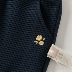 Dave&Bella Girls Autumn Navy Blue/Grey Casual Pants