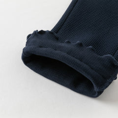 Dave&Bella Girls Autumn Navy Blue/Grey Casual Pants