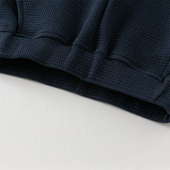 Dave&Bella Toddler Girls Grey/Navy Blue Casual Straight-leg Pants