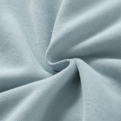 Dave&Bella Boys Autumn Leisure Smoke Blue Hooded Sweatshirt Top Pants Set