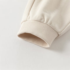 Dave&Bella Boys Autumn Leisure Smoke Blue Hooded Sweatshirt Top Pants Set