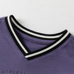 Dave&Bella Toddler Boys Autumn Cotton Cartoon Print T-shirt Tops