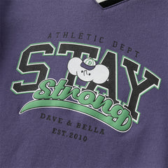 Dave&Bella Toddler Boys Autumn Cotton Cartoon Print T-shirt Tops