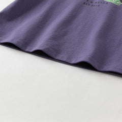 Dave&Bella Toddler Boys Autumn Cotton Cartoon Print T-shirt Tops