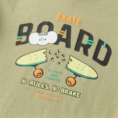 Dave&Bella Toddler Boys Autumn Cotton Cartoon Print T-shirt Tops