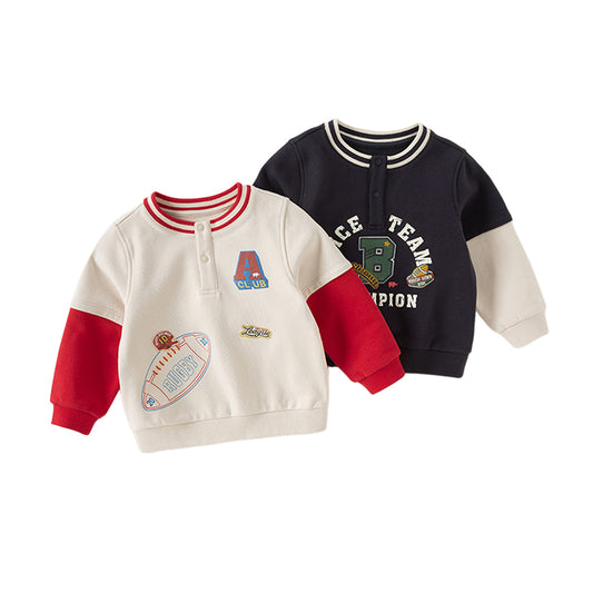 Dave&Bella Boys Autumn Outdoor T-shirt Pullover Top