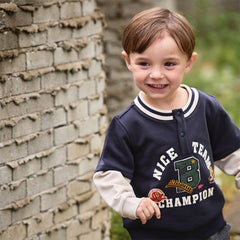 Dave&Bella Boys Autumn Outdoor T-shirt Pullover Top