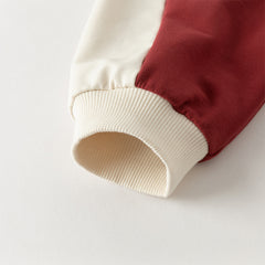 Dave&Bella Toddler Boys Autumn Dark Red Sports Coat Pants Suits Sets