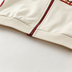 Dave&Bella Toddler Boys Autumn Dark Red Sports Coat Pants Suits Sets