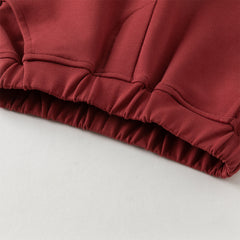 Dave&Bella Toddler Boys Autumn Dark Red Sports Coat Pants Suits Sets