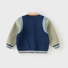 Dave&Bella Boys Autumn Outdoor Varsity Jackets Coat