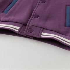 Dave&Bella Boys Autumn Outdoor Varsity Jackets Coat