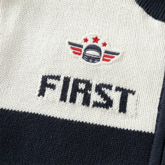 Dave&Bella Toddler Boys Autumn Blue Cotton Casual Coats