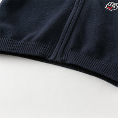 Dave&Bella Toddler Boys Autumn Blue Cotton Casual Coats