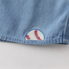 Dave&Bella Boys Autumn Casual Cotton Blue Hoodies Shirt Top