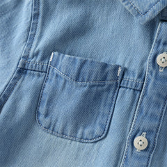 Dave&Bella Boys Autumn Casual Cotton Blue Hoodies Shirt Top