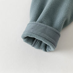 Dave&Bella Toddler Boys Autumn Beige Cozy Cute Fleece Shirts Tops