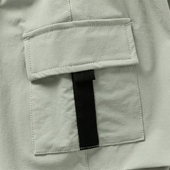 Dave&Bella Boys Autumn Grey Green Quick-Drying Overalls Drawstring Pant