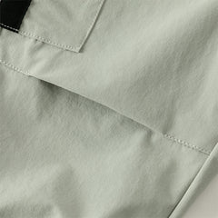 Dave&Bella Boys Autumn Grey Green Quick-Drying Overalls Drawstring Pant