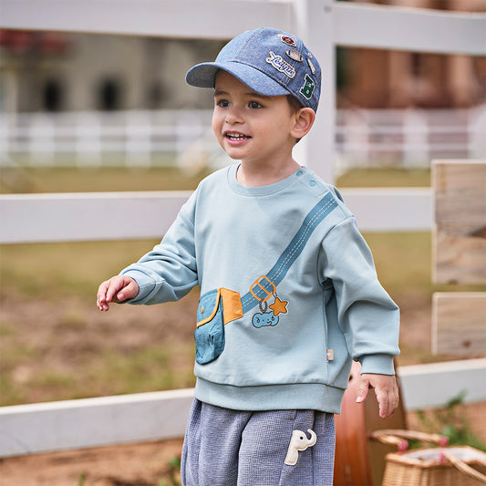 Dave&Bella Boys Autumn Casual Comfort Sweatshirt Top