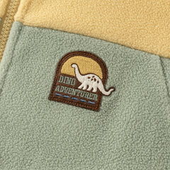 Dave&Bella Toddler Girls Autumn Green Warm Fleece Coat