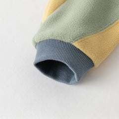 Dave&Bella Toddler Girls Autumn Green Warm Fleece Coat