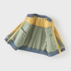 Dave&Bella Toddler Girls Autumn Green Warm Fleece Coat