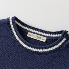 Dave&Bella Boys Autumn Cotton Sleeveless Blue Vest Top