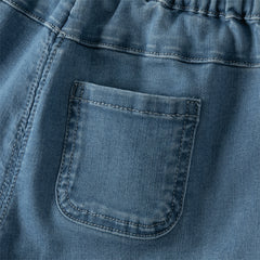 Dave&Bella Boys Autumn Simple Denim Blue Jeans Pant