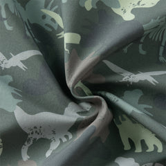 Dave&Bella Toddler Boys Autumn Outdoor Army Green Hooded Padded Puffer Jacket