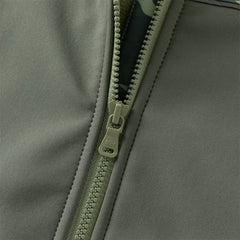 Dave&Bella Toddler Boys Autumn Outdoor Army Green Hooded Padded Puffer Jacket