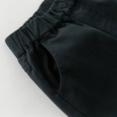 Dave&Bella Toddler Boys Autumn Khaki/Navy Blue Cotton Casual Pants