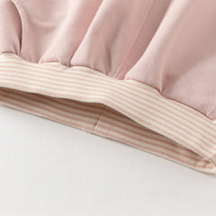 Dave&Bella Toddler Girls/Boys Autumn Causal Pink/Blue Drawstring Pants