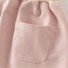 Dave&Bella Toddler Girls/Boys Autumn Causal Pink/Blue Drawstring Pants