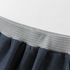 Dave&Bella Toddler Girls/Boys Autumn Causal Pink/Blue Drawstring Pants