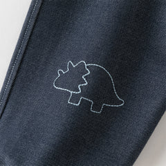 Dave&Bella Toddler Girls/Boys Autumn Causal Pink/Blue Drawstring Pants