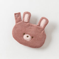 Dave&Bella Toddler Girls Autumn Khaki/Pink Cotton Corduroy Pants