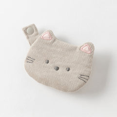 Dave&Bella Toddler Girls Autumn Khaki/Pink Cotton Corduroy Pants