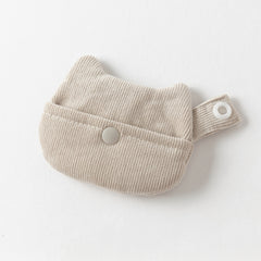 Dave&Bella Toddler Girls Autumn Khaki/Pink Cotton Corduroy Pants