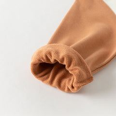 Dave&Bella Toddler Boys Autumn Beige Sweatshirt Long Pants Suits Sets